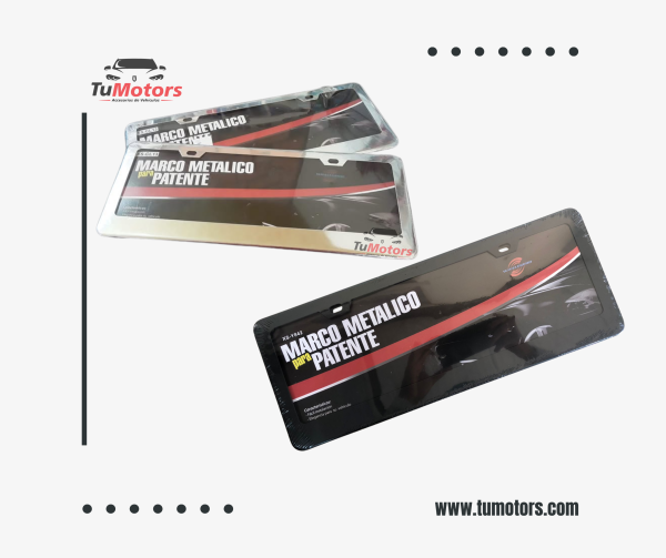 PORTA CHAPA MERCOSUR METAL