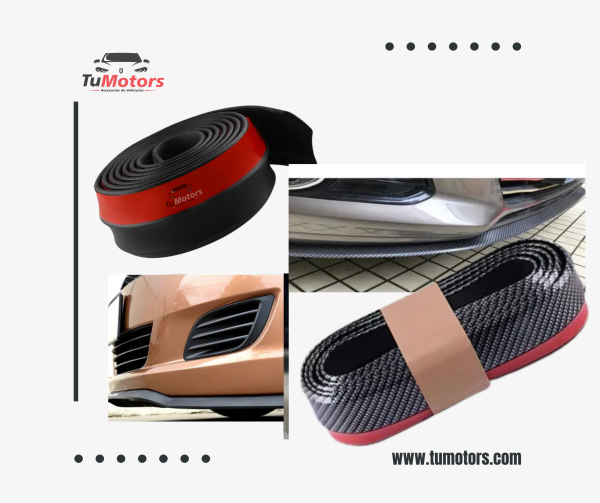 ZLIP Protector de paragolpe NEGRO/CARBONO